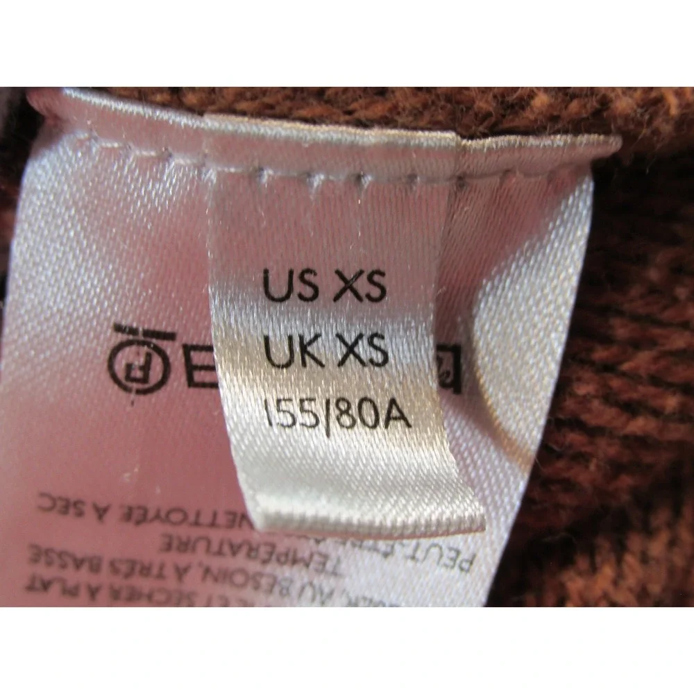 BDG Pullover Sweater Men XS Multicolor Colorblock Preppy Retro Long Sleeves